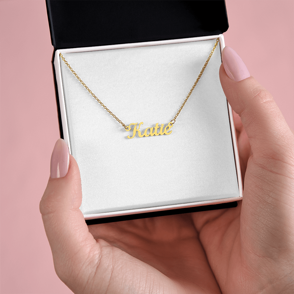 Basic Custom Name Necklace FOR HER in SILVER or GOLD