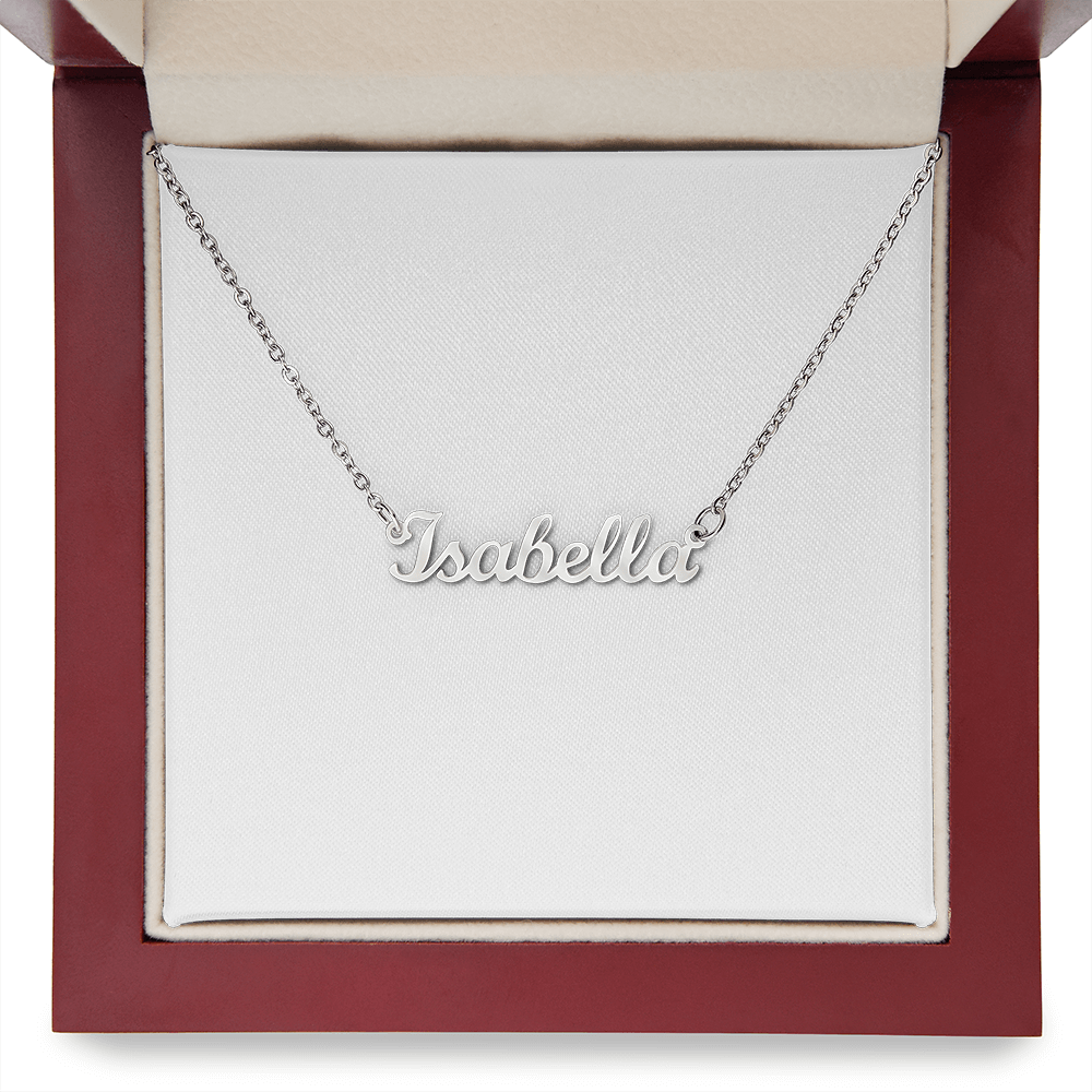Basic Custom Name Necklace FOR HER in SILVER or GOLD