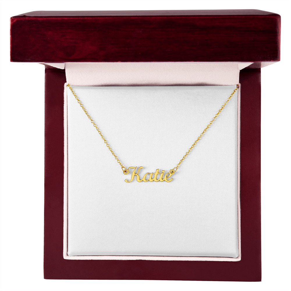 Basic Custom Name Necklace FOR HER in SILVER or GOLD