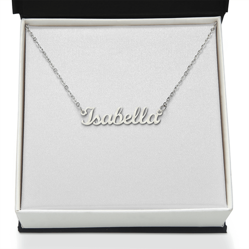 Basic Custom Name Necklace FOR HER in SILVER or GOLD