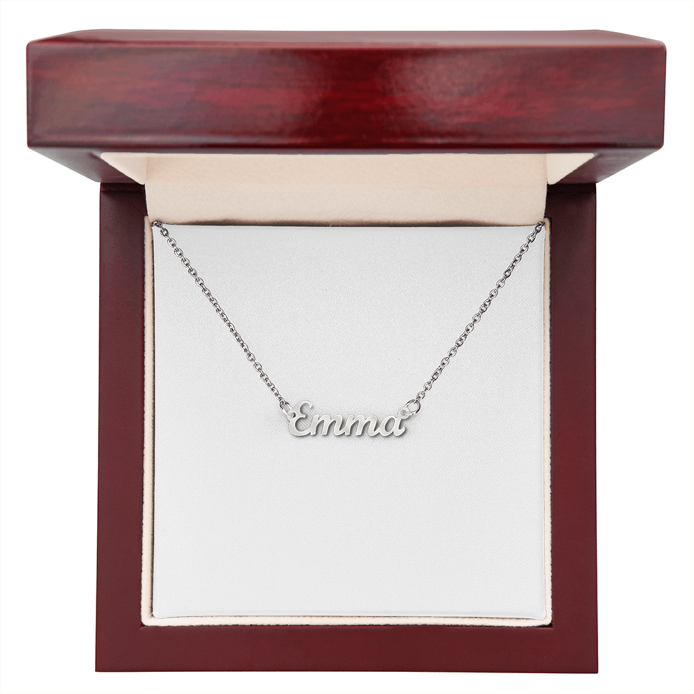 Basic Custom Name Necklace FOR HER in SILVER or GOLD
