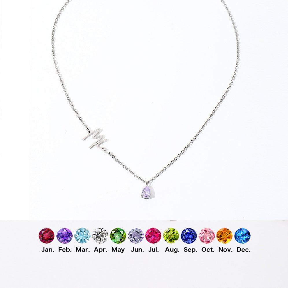 Stainless Steel Custom Name Necklace DIY Personalized